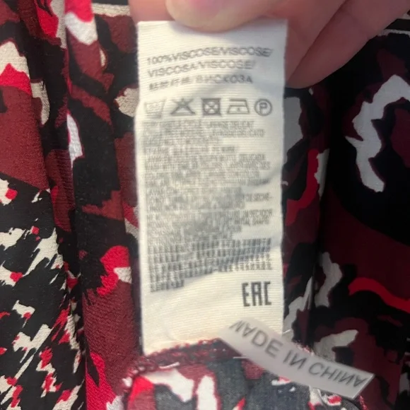 Suncoo France Red and Black Shirt Dress - Picture 8 of 8